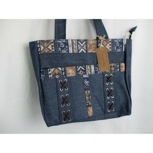 Canyon Sky Southwestern Design Denim Handbag Purse
